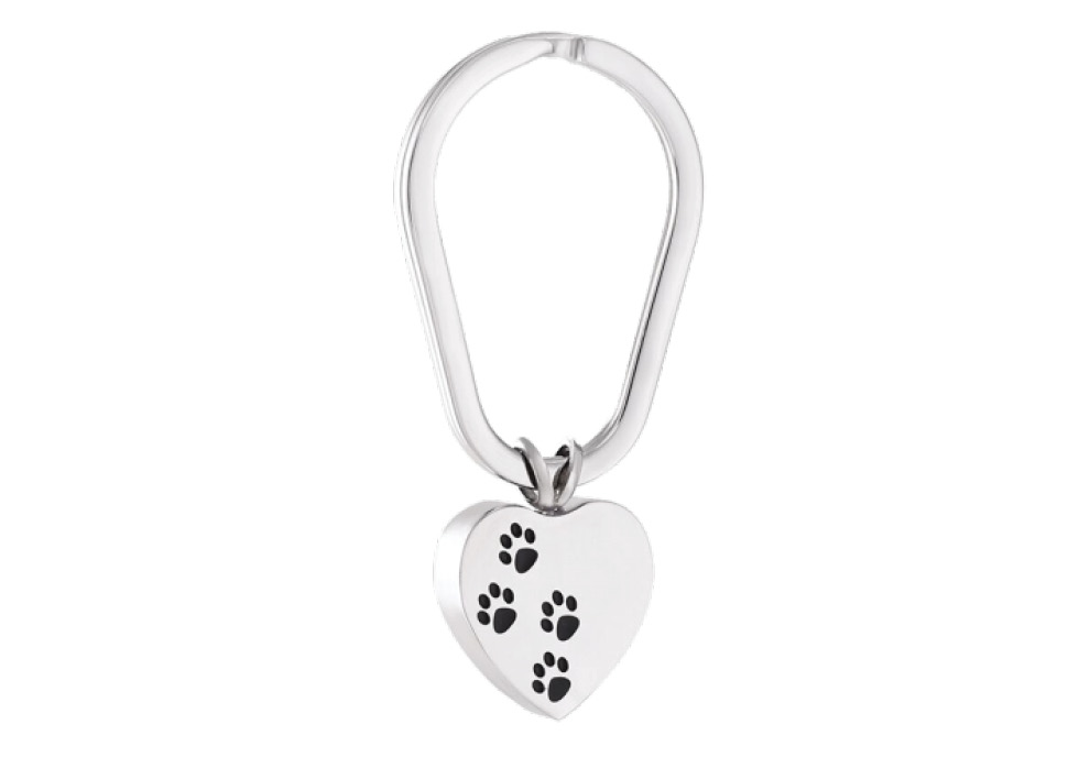 Heart Stainless Steel Keychain Image